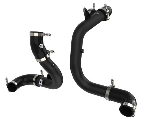 aFe - aFe 46-20414-B aFe BladeRunner 15-20 VW GTI (MKVII) L4-2.0L (t) Aluminum Hot and Cold Charge Pipe Kit Black