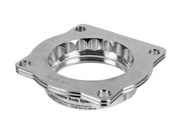 aFe - aFe 46-31006 aFe Silver Bullet Throttle Body Spacers TBS BMW 5 Series (E60) 06-10 V8-4.8L