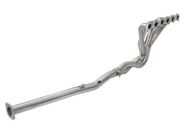 aFe - aFe 48-36108-YN aFe Power Twisted Steel Header 01-16 Nissan Patrol (Y61) I6-4.8L