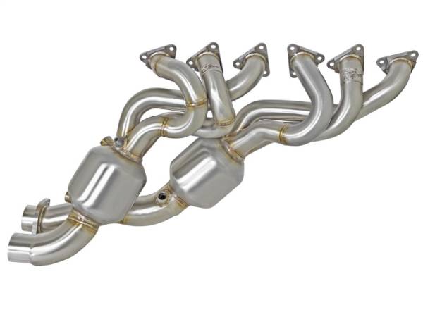 aFe - aFe 48-36314-HC aFe Twisted Steel Headers (Catted) 01-06 BMW M3 L6-3.2L S54