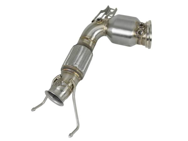 aFe - aFe 48-36322-HC aFe Twisted Steel Street Series Down-Pipe 14-19 MINI Cooper S L4-2.0L (t)