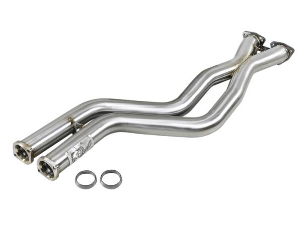 aFe - aFe 48-36324 aFe Twisted Steel HDR X-Pipe SS-304 01-06 BMW M3 3.2L S54