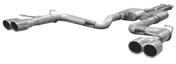 aFe - aFe 49-36115-B aFe MACHForce XP 2-1/2in SS-304 Cat-Back Exhausts w/ Black Tip 02-16 Nissan Patrol (Y61) I6-4.8L