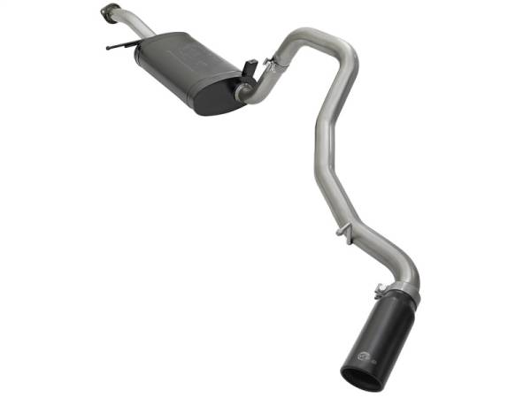 aFe - aFe 49-36121-B aFe MACHForce XP 2-1/2in 304 SS Cat Back Exhaust w/ Black Tips 2001-2016 Nissan Patrol (Y61) 4.8L