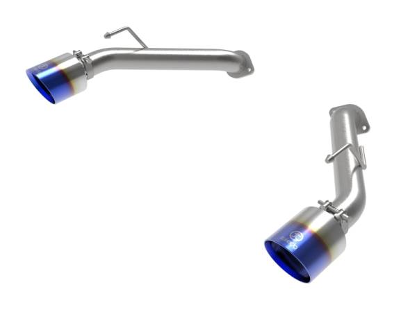 aFe - aFe 49-36137-L aFe 2023 Nissan Z V6-3.0L (tt) Takeda Stainless Steel Axle-Back Exhaust System w/ Blue Flame Tip
