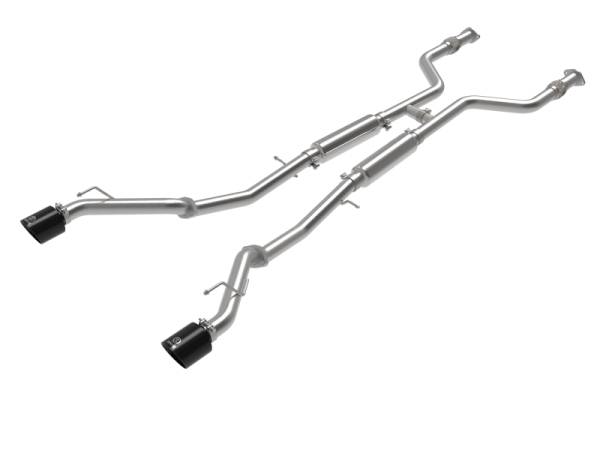 aFe - aFe 49-36138-B aFe Nissan Z 23-23 V6-3.0L Takeda 2-1/2in 304 Stainless Steel Cat-Back Exhaust System w/ Black Tips