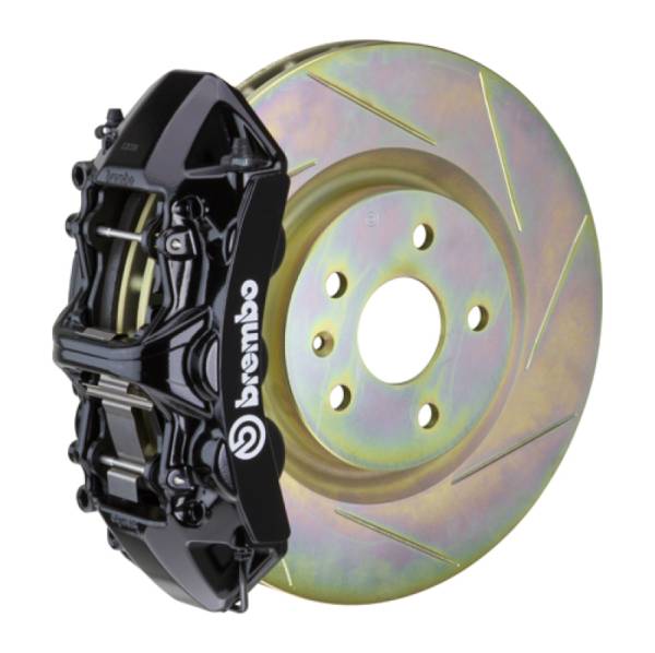 Brembo - Brembo 1N5.8001A1 Brembo 10-15 Camaro V6 Front GT BBK 6 Piston Cast 355x32 1pc Rotor Slotted Type-1-Black