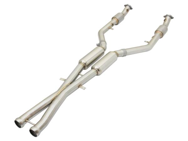 aFe - aFe 49-36321-1 AFE 08-13 BMW(E90/92/93) MACH Force XP 304 Stainless Steel V8 4.0L w/ Cat & Resonator
