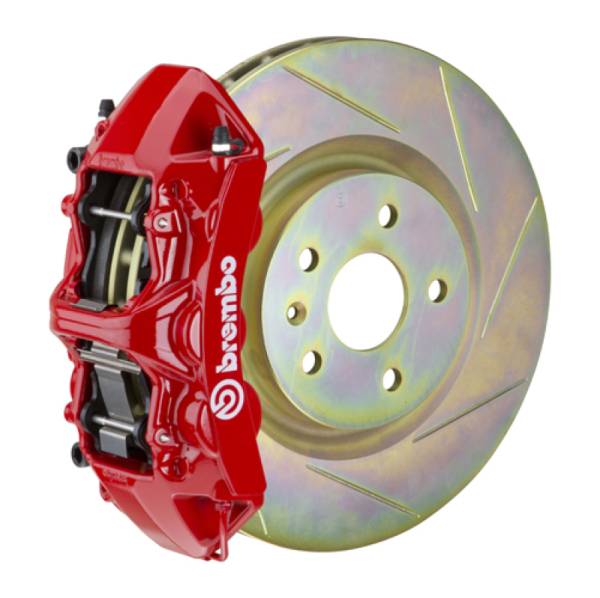 Brembo - Brembo 1N5.8001A2 Brembo 10-15 Camaro V6 Front GT BBK 6 Piston Cast 355x32 1pc Rotor Slotted Type-1-Red