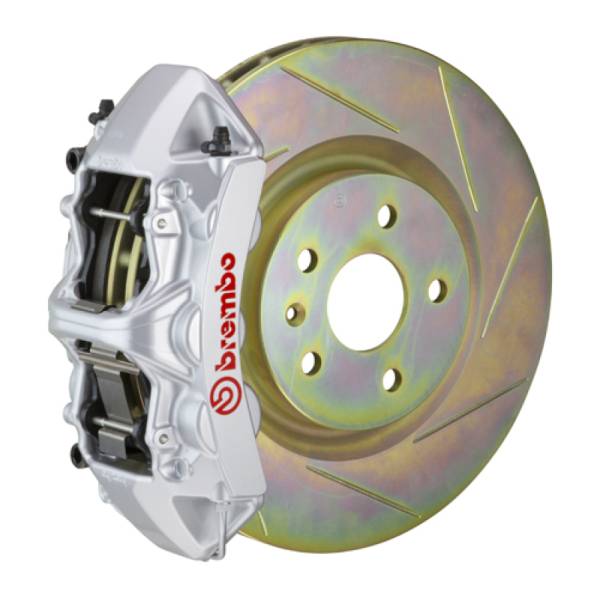 Brembo - Brembo 1N5.8001A3 Brembo 10-15 Camaro V6 Front GT BBK 6 Piston Cast 355x32 1pc Rotor Slotted Type-1-Silver