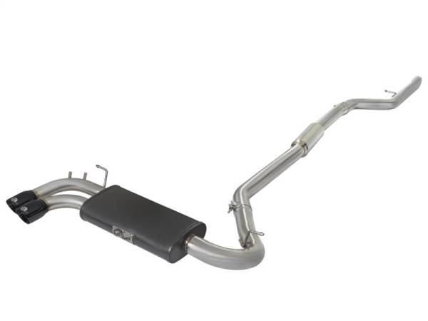 aFe - aFe 49-36329-B aFe MACHForce XP Exhausts Cat-Back SS-304 w/ Black Tips 12-16 BMW 328i/428i (F30/F32) (t) N20