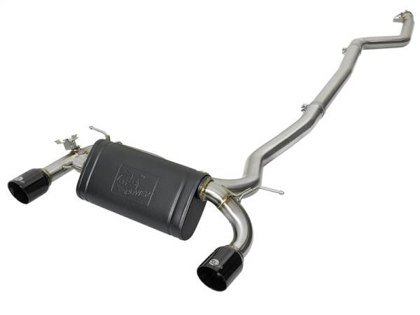 aFe - aFe 49-36334-B aFe MACHForce XP Exhausts Cat-Back SS 16-17 BMW 340i/iX 440i/iX (F3X) L6-3.0L (B58) w/Black Tips