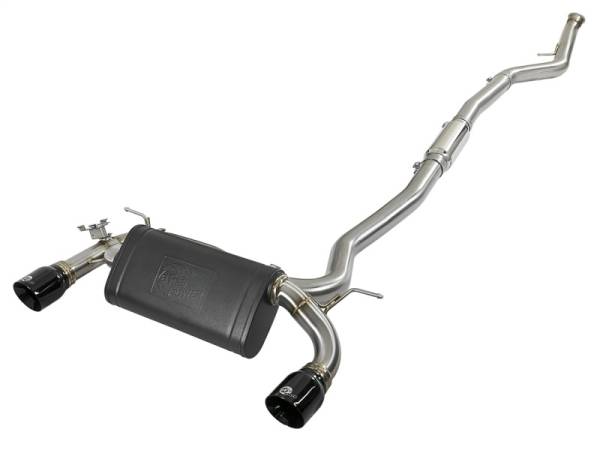 aFe - aFe 49-36340-B aFe MACH Force-Xp 3in 304 SS Cat-Back Exhaust w/ Black Tips 12-15 BMW 335i (F30) L6 3.0L (t) N55