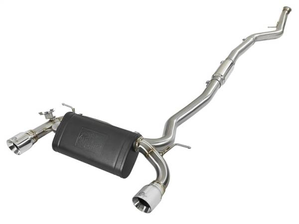 aFe - aFe 49-36340-P aFe MACH Force-Xp 3in 304 SS Cat-Back Exhaust w/Polished Tips 12-15 BMW 335i (F30) L6 3.0L (t) N55