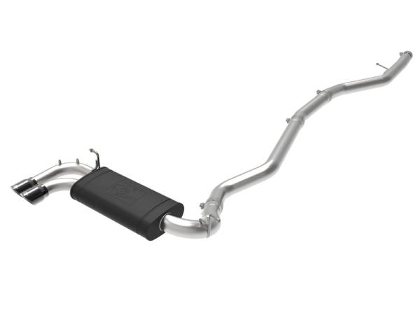 aFe - aFe 49-36345-B aFe MACH Force-Xp 2-1/2in 304 SS Cat Back Exh w/Black Tips 14-16 BMW 228i (F22/23) L4-2.0L (t) N20