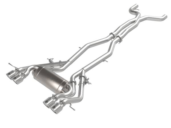 aFe - aFe 49-36351-P aFe MACHForce XP Exhausts Cat-Back SS 21 BMW M2 Competition L6-3.0L w/Polished Tips