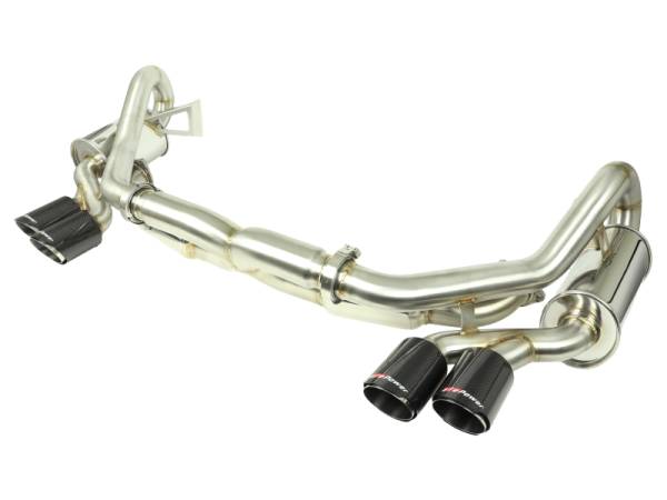 aFe - aFe 49-36406-1C aFe MACHForce XP 12-16 Porsche 911 Carrera H6-3.8L SS-304 Cat-Back Exhaust w/Carbon Fiber Tips