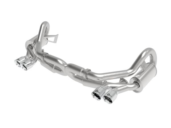 aFe - aFe 49-36406-1P aFe MACHForce XP 12-16 Porsche 911 Carrera H6-3.8L SS-304 Cat-Back Exhaust w/ Polished Quad Tips