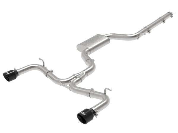 aFe - aFe 49-36418-B aFe MACHForce XP 3in-2.5in SS Exhaust Cat-Back 15-17 Volkswagen GTI (MKVII) L4-2.0L (t) - Black