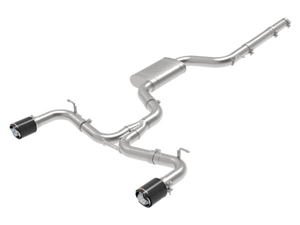 aFe - aFe 49-36418-C aFe MACH Force-Xp 3 IN to 2-1/2 IN Stainless Steel Cat-Back Exhaust Carbon Volkswagen GTI 15-17