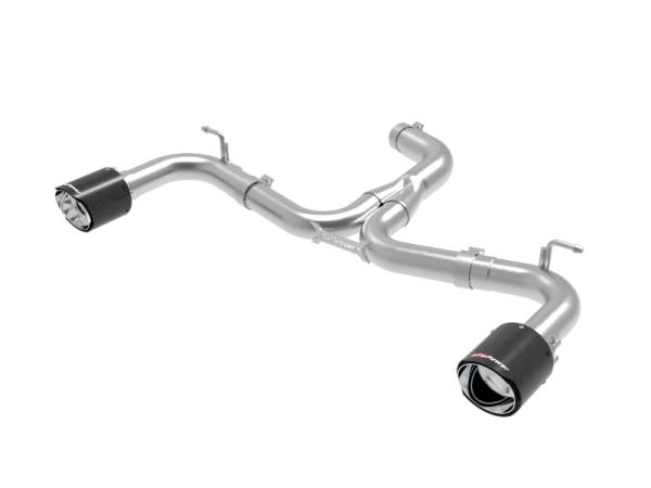 aFe - aFe 49-36421-C aFe 18-20 VW GTI (MK7.5) 2.0L MACH Force-Xp 3in to 2.5in 304 SS Axle-Back Exhaust System- Carb. Tips