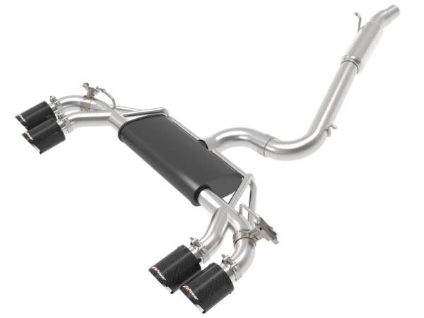 aFe - aFe 49-36430-C aFe POWER MACH Force-Xp 15-19 Volkswagen Golf R L4-2.0L(T) 304 SS Cat-Back Exhaust System - Carbon
