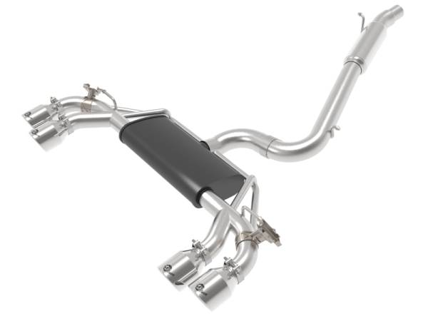 aFe - aFe 49-36430-P aFe POWER MACH Force-Xp 15-19 Volkswagen Golf R L4-2.0L(T) 304 SS Cat-Back Exhaust System - Polished