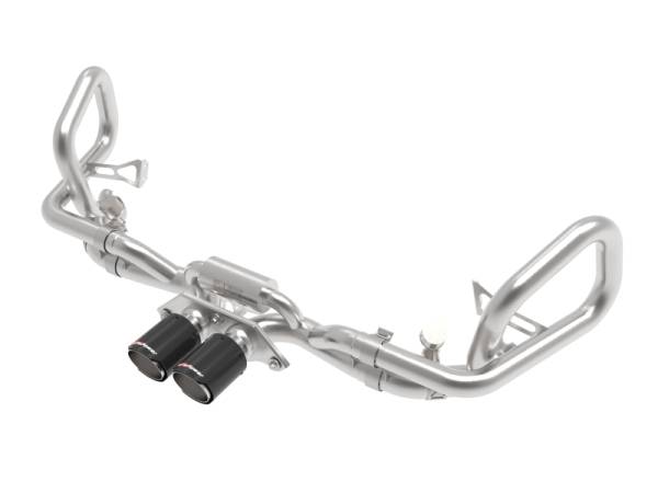 aFe - aFe 49-36450-C aFe 14-16 Porsche 911 GT3 991.1 H6 3.8L MACH Force-Xp 304 SS Cat-Back Exhaust System w/ Carbon Tips