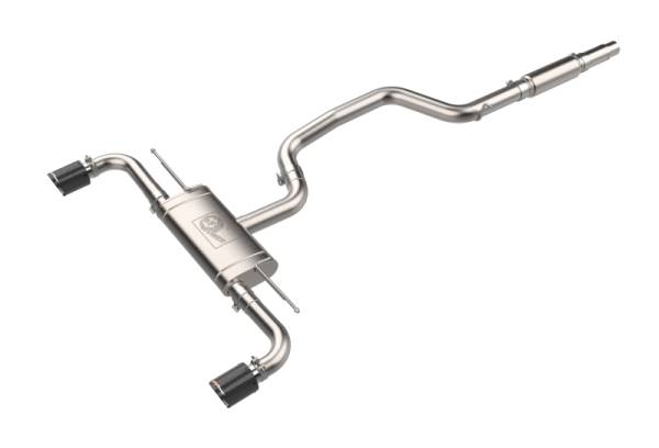 aFe - aFe 49-36454-C aFe 22-24 Volkswagen GTI MACH Force-Xp 3 to 2-1/2 IN Stainless Steel Cat-Back Exhaust w/Carbon Tips