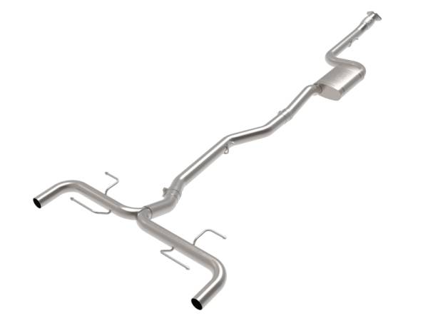 aFe - aFe 49-36903 aFe 17-21 Alfa Romeo Giulia L4-2.0L (t) Mach Force-Xp 2in to 2-1/2in 304SS Cat-Back Exhaust
