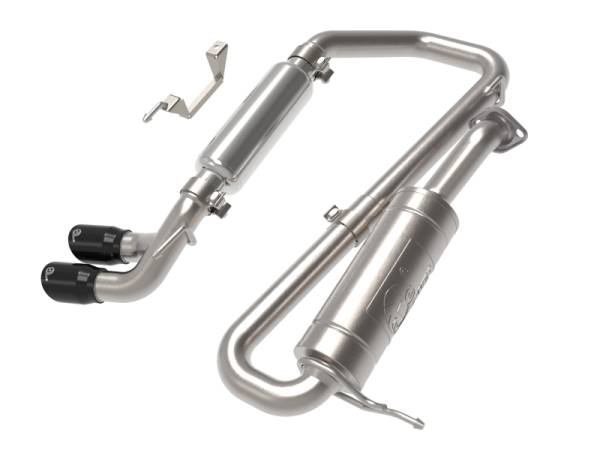 aFe - aFe 49-37020-B aFe 18-21 Suzuki Jimny Takeda 2-1/4in. 304 SS Cat-Back Exhaust w/ Blk Tip