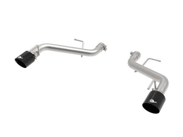 aFe - aFe 49-44118-B aFe POWER MACH Force-Xp 2.5in Axle-Back Exhaust System 16-20 Chevrolet Camaro SS V8 6.2L - Black
