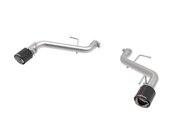 aFe - aFe 49-44118-C aFe POWER MACH Force-Xp 2.5in Axle-Back Exhaust System 16-20 Chevy Camaro SS V8 6.2L - Carbon Fiber