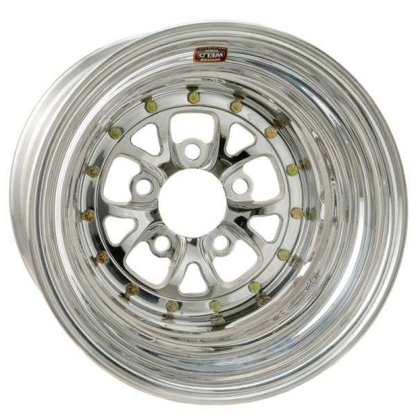 Weld - Weld 84P-510212 Weld V-Series 15x10 / 5x4.5 BP / 6in. BS Polished Wheel - Non-Beadlock