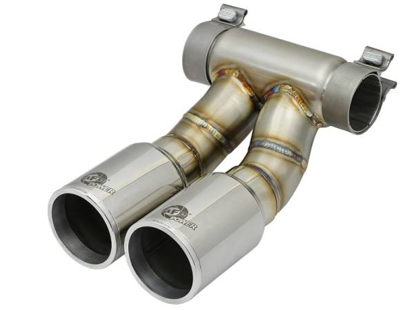 aFe - aFe 49C36413-P aFe Power 13-14 Porsche Cayman S / Boxster S Polish Exhaust Tip Upgrade