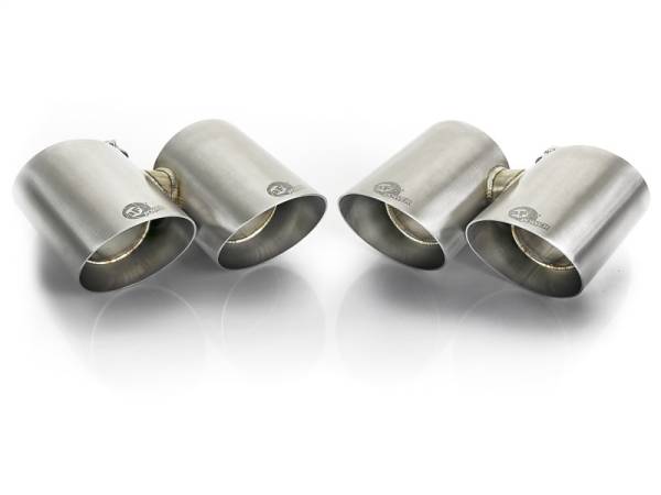 aFe - aFe 49C36416-P aFe MACH Force-Xp 304 SS OE Exhaust Tips Polished 12-16 Porsche 911 (C2S 991) H6 3.8L