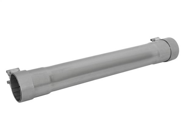 aFe - aFe 49M00035 aFe MACH Force-Xp 409 SS Muffler Pipe 2.5in. Inlet/Outlet / 14in. Body / 20in. Length