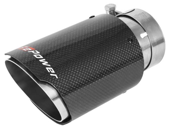 aFe - aFe 49T25354-C07 aFe MACH Force-Xp Universal Exhaust Tip 2-1/2 IN Inlet x 3-1/2 IN Outlet X 7 IN L