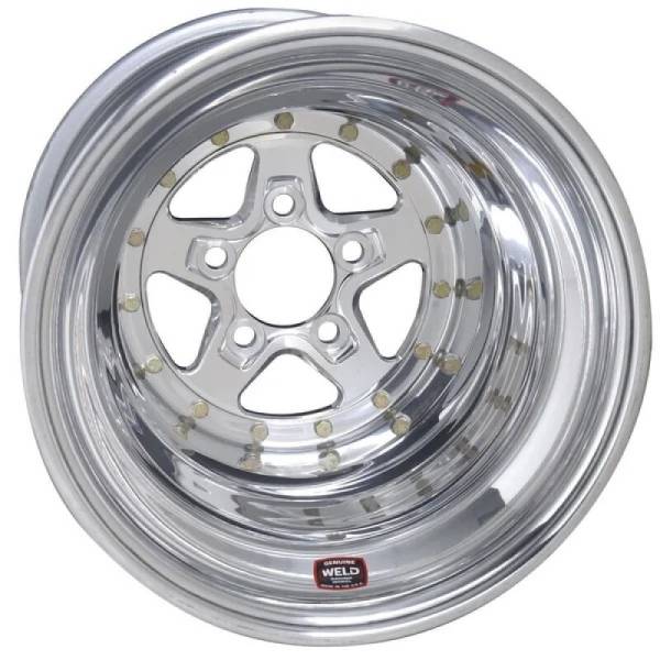 Weld - Weld 88-508278 Weld Alumastar 2.0 15x8 / 5x4.75 BP / 4in. BS Polished Wheel - Non-Beadlock