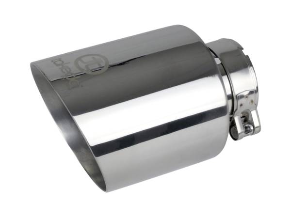 aFe - aFe 49T25454-P07 aFe Takeda Universal Exhaust Tip 2-1/2 IN Inlet x 4-1/2 IN Outlet x 7 IN L- Polished