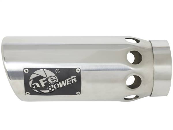 aFe - aFe 49T40502-P121 aFe Power Intercooled Tip Stainless Steel - Polished 4in In x 5in Out x 12in L Clamp On