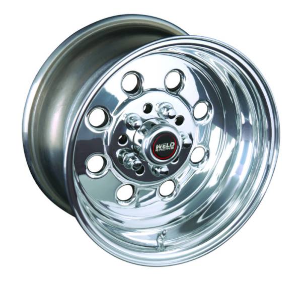 Weld - Weld 90-54342 Weld Draglite 15x4 / 5x4.5 & 5x4.75 BP / 1.875in. BS Polished Wheel - Non-Beadlock
