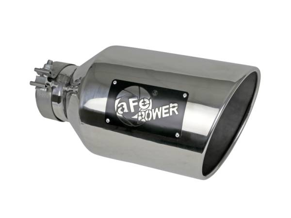 aFe - aFe 49T40801-P15 aFe Power MACH Force-Xp 304 Stainless Steel Clamp-on Exhaust Tip - Polished