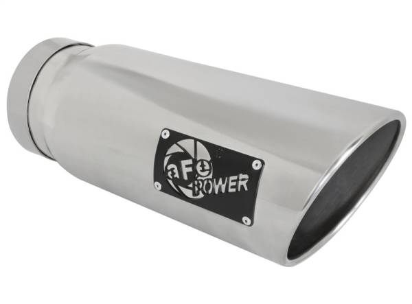 aFe - aFe 49T50601-P15 aFe MACHForce-Xp 5in Inlet x 6in Outlet x 15in length Polished Exhaust Tip