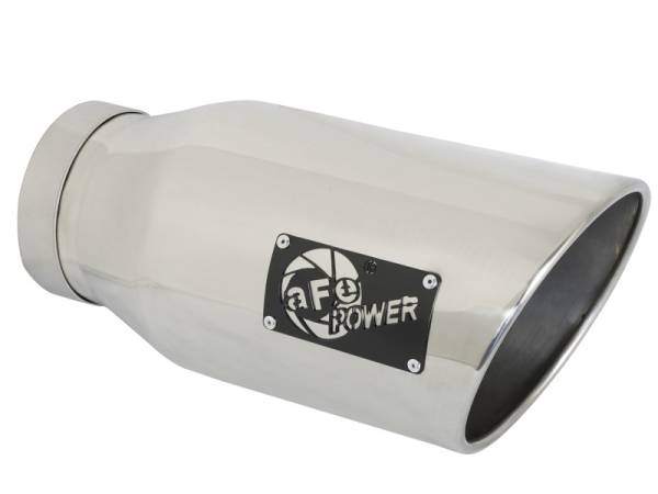 aFe - aFe 49T50701-P15 aFe MACHForce-Xp 5in Inlet x 7in Outlet x 15in length 409 Stainless Steel Exhaust Tip