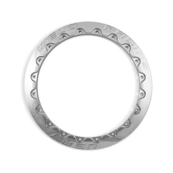 Weld - Weld P650-3179P Weld Import Drag Single Beadlock 13in Ring - Knurl- Polished