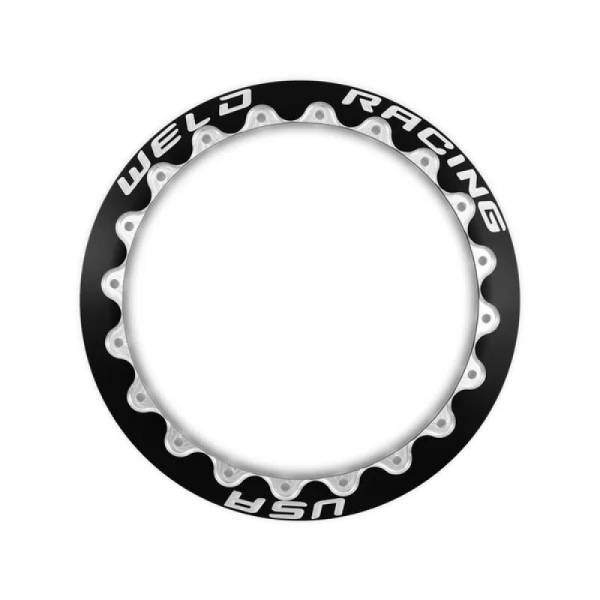 Weld - Weld P650-5179B Weld Double Beadlock Ring 15in. / 20-Hole Standard 13.25in. 1 Ring - Black