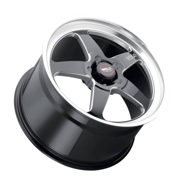 Weld - Weld S10409586P13 Weld S104 20x9.5 Ventura 5x135 ET13 BS5.75 Gloss BLK MIL DIA 87.1