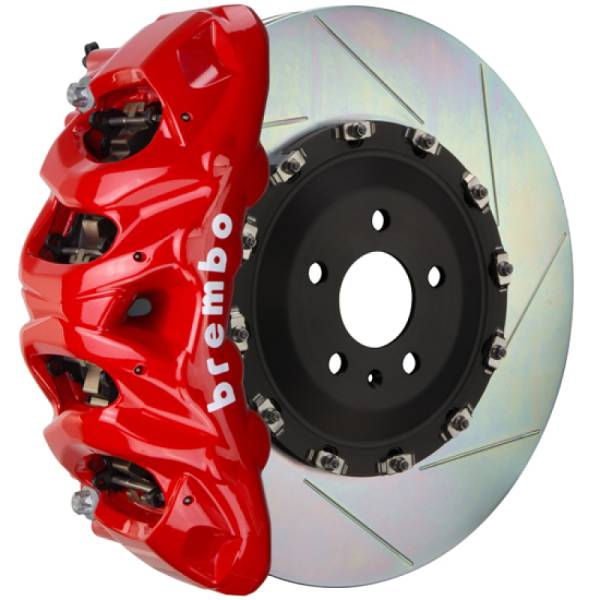 Brembo - Brembo 1Q2.9605A2 Brembo 15-20 F150 2WD/4WD (Excl Raptor)Fr GT BBK 8Pis Cast 412x38 2pc Rotor Slotted Type1-Red