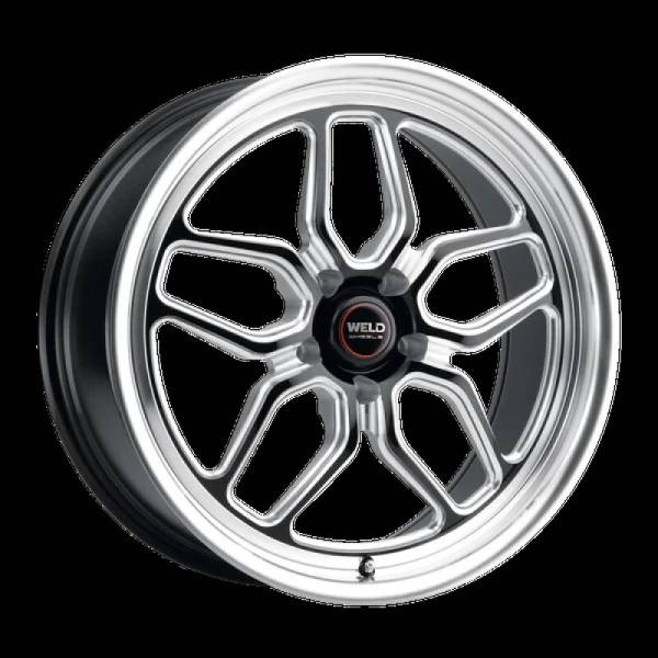 Weld - Weld S10920584P32 Weld Racing Laguna 6 22x10.5 6X139.7 BP ET32 BS 7 Gloss Black Milled Wheel Diamond Lip